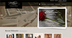 Desktop Screenshot of funeralsatwilliams.com